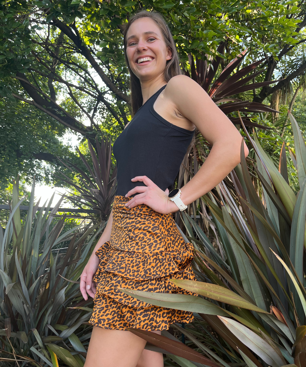 Roxy Indigo Linen Skirt – Elise Design